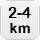 2-4 km